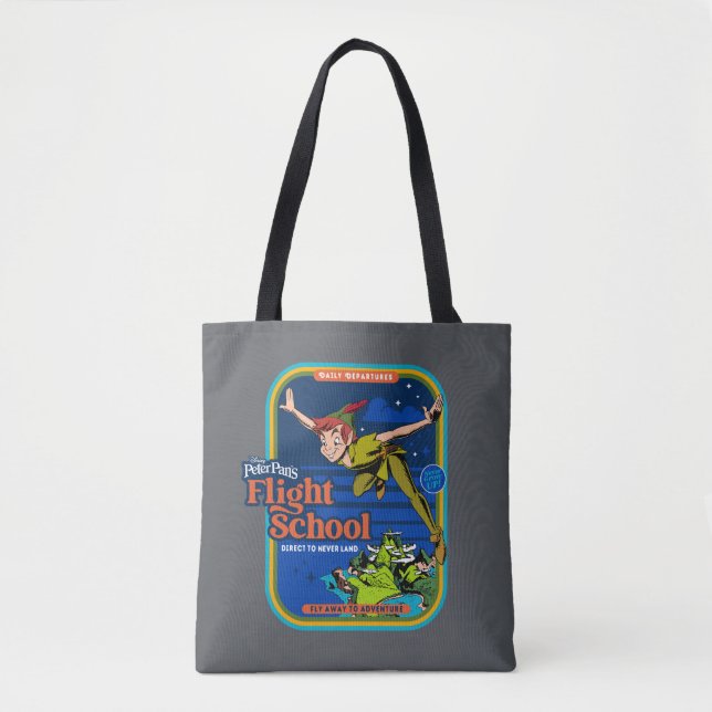 Peter Pan's Flight School Tote Bag (Front)