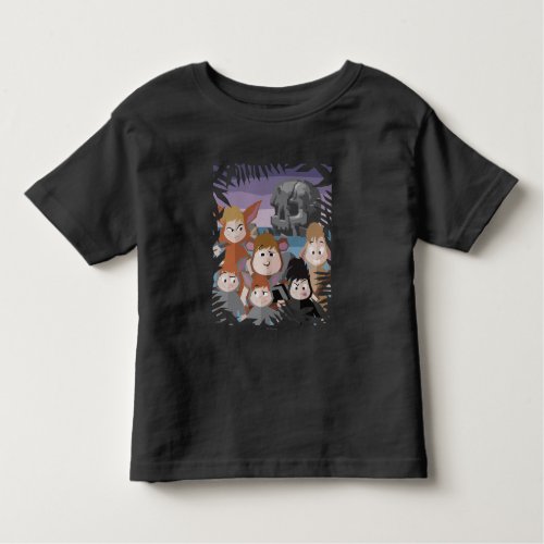 Peter Pans Lost Boys At Skull Rock Toddler T_shirt