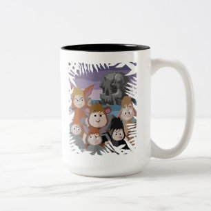 Peter Pan's Lost Boys At Skull Rock Two-Tone Coffee Mug