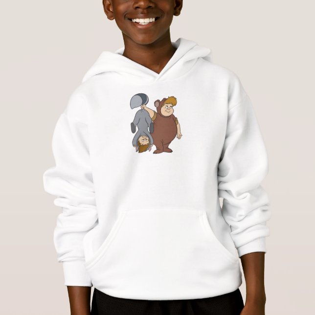 Peter Pan's Lost Boys -- Big Bear and Raccoon Hoodie (Front)