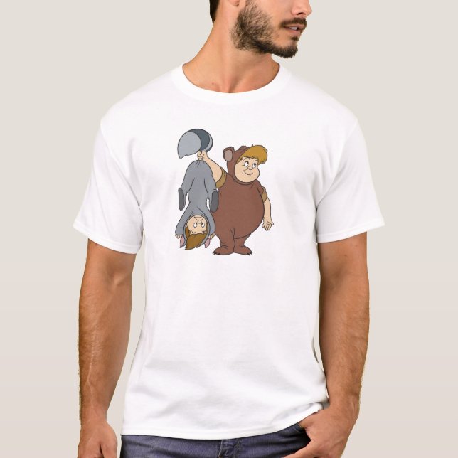 Peter Pan's Lost Boys -- Big Bear and Raccoon T-Shirt (Front)