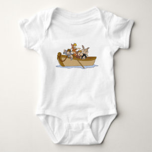 Peter Pan's Lost Boys in boat Disney Baby Bodysuit