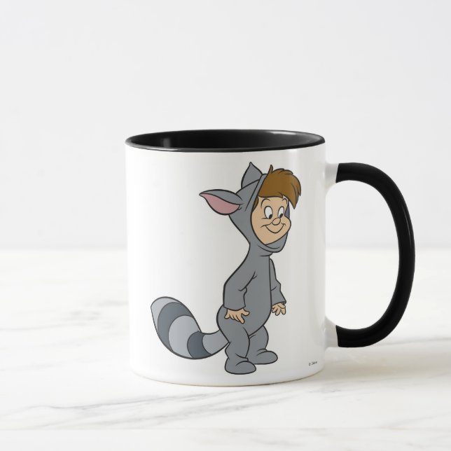 Peter Pan's Lost Boys Raccoon Disney Mug (Right)
