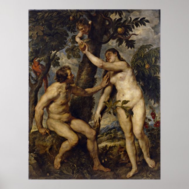 Peter Paul Rubens - Adam and Eve Poster (Front)