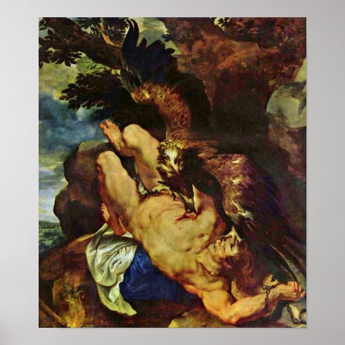 Peter Paul Rubens _ chained Prometheus Poster