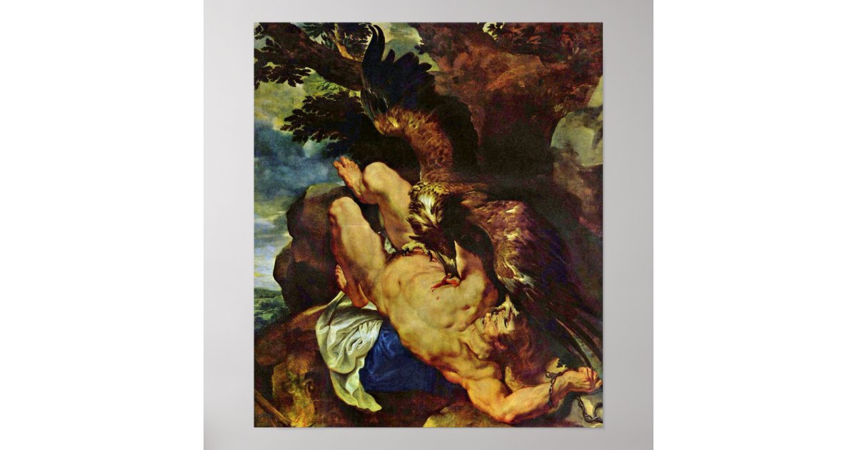 Peter Paul Rubens - chained Prometheus Poster | Zazzle