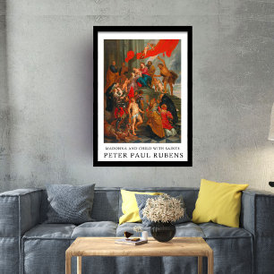 Peter Paul Rubens Madonna and Child with Saints Framed Art