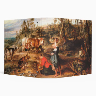 Peter Paul Rubens Milkmaids with Cattle in a Lands 3 Ring Binder