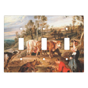 Peter Paul Rubens Milkmaids with Cattle in a Lands Light Switch Cover
