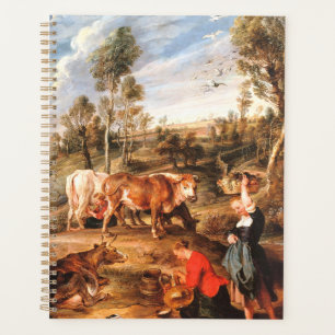 Peter Paul Rubens Milkmaids with Cattle in a Lands Planner