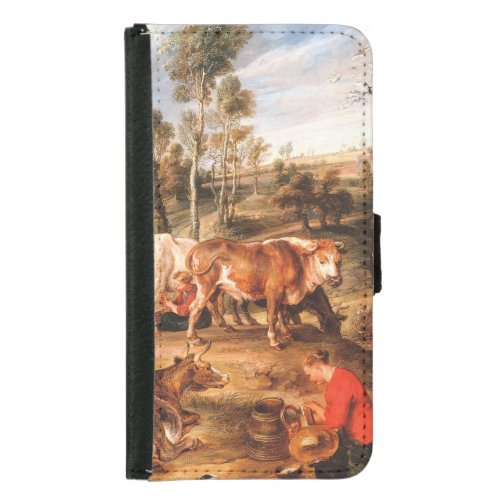 Peter Paul Rubens Milkmaids with Cattle in a Lands Samsung Galaxy S5 Wallet Case