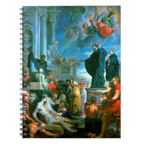 Peter Paul Rubens Miracles of Saint Francis Xavier Notebook