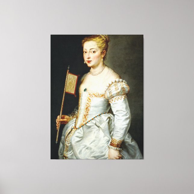Peter Paul Rubens Portrait of a Lady Canvas Print (Front)