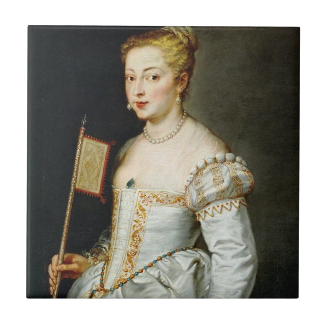 Peter Paul Rubens Portrait of a Lady Ceramic Tile (Front)