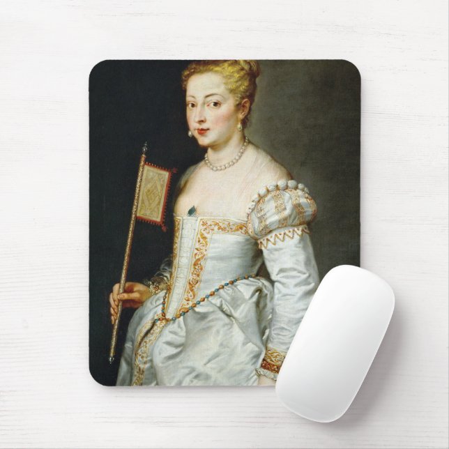 Peter Paul Rubens Portrait of a Lady Mouse Pad (With Mouse)