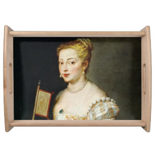 Peter Paul Rubens Portrait of a Lady Serving Tray
