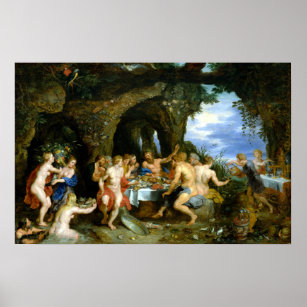 Peter Paul Rubens The Feast of Acheloüs Poster