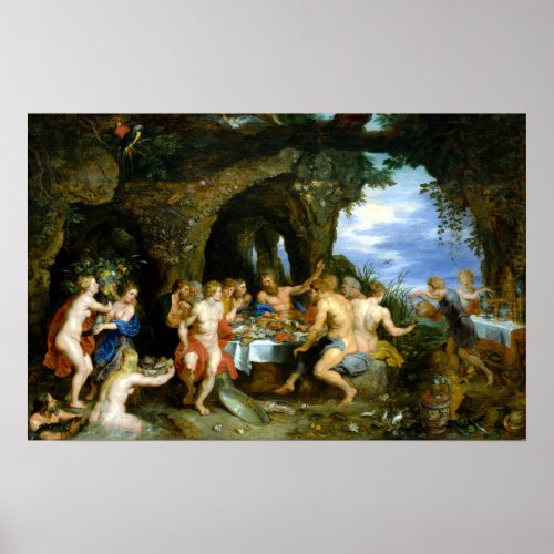 Peter Paul Rubens The Feast of Achelos Poster