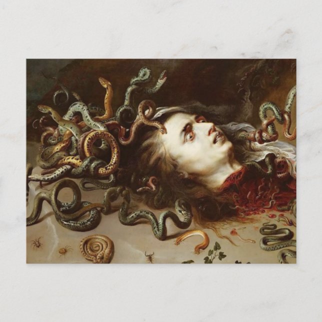Peter Paul Rubens - The Head Of Medusa - Baroque P Postcard (Front)