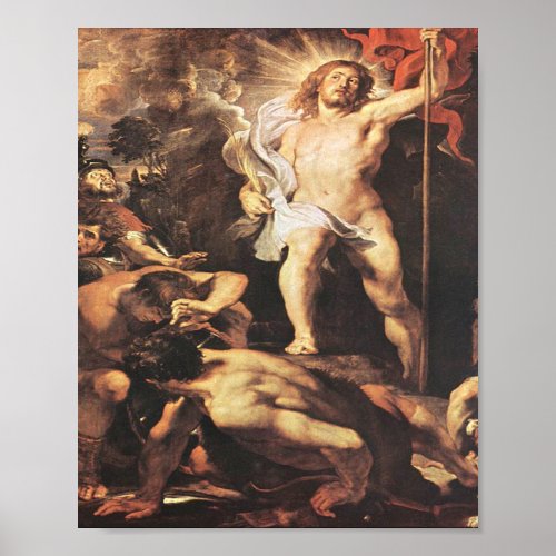 Peter Paul Rubens _ The Resurrection Of Christ Poster