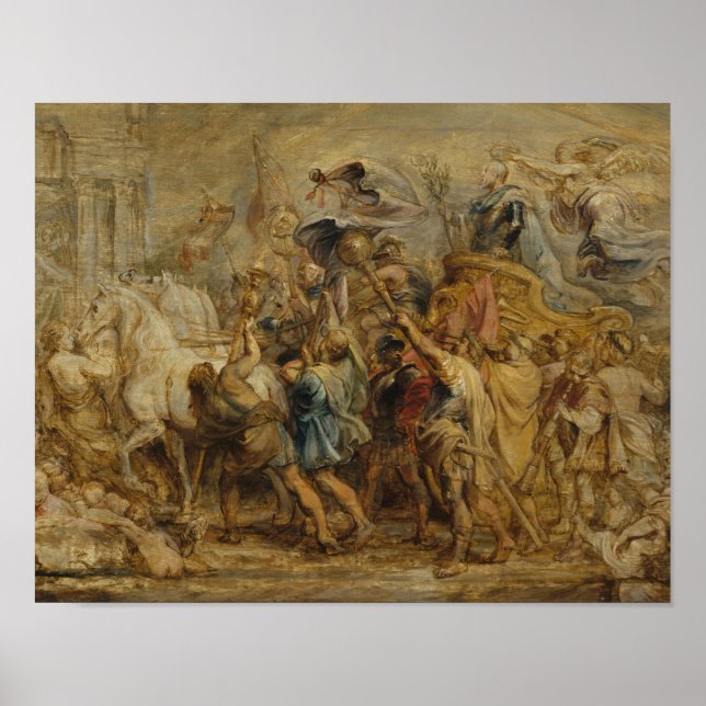 Peter Paul Rubens - The Triumph of Henry IV Poster (Front)