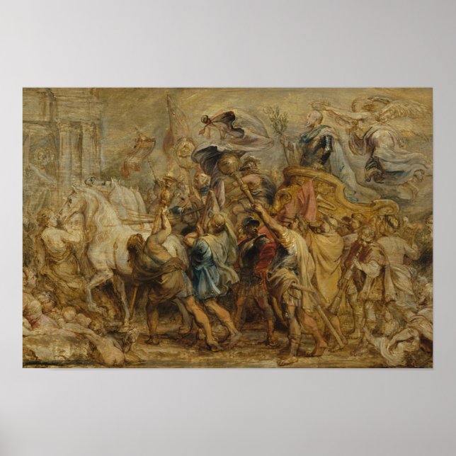 Peter Paul Rubens - The Triumph of Henry IV Poster (Front)