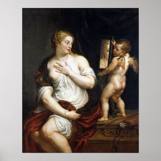 Peter Paul Rubens Venus and Cupid Poster (Front)