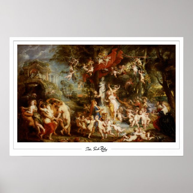 Peter Paul Rubens Zedign Art Poster #3 (Front)