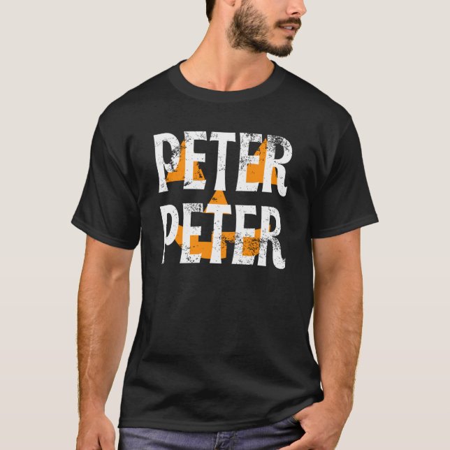 Peter Peter Fall Season Pumpkin T-Shirt (Front)