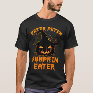 Peter Peter Pumpkin Eater Halloween Costume Couple T-Shirt