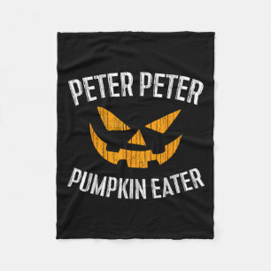 Peter Peter Pumpkin Eater Halloween Costume Shirt Fleece Blanket