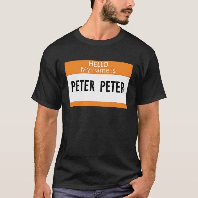 Peter Peter Pumpkin Eater  Halloween couples costu T-Shirt (Front)