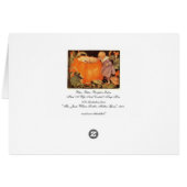 Peter, Peter, Pumpkin-Eater Nursery Rhyme - Card (Back Horizontal)