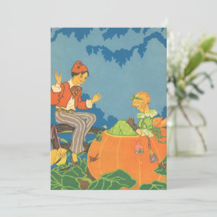 Peter Peter Pumpkin Eater, Vintage Nursery Rhyme