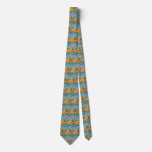 Peter Peter Pumpkin Eater, Vintage Nursery Rhyme Neck Tie