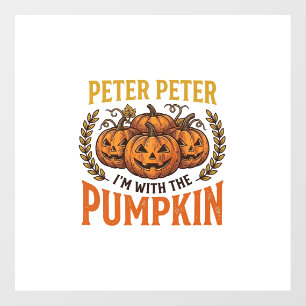 Peter Peter Pumpkin Vintage Halloween Shirt Design Floor Decals