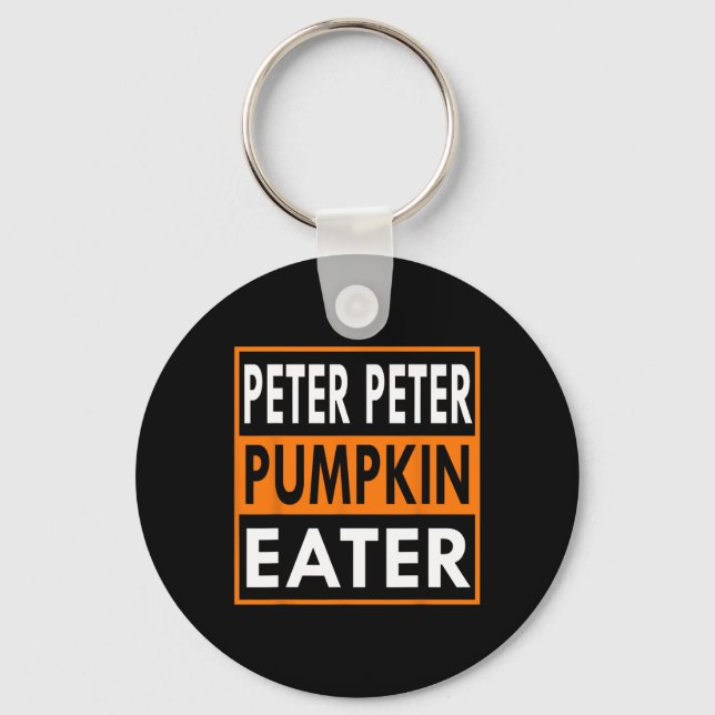 Peter Pumpkin Eater Costume for Couples - Matching Keychain (Front)