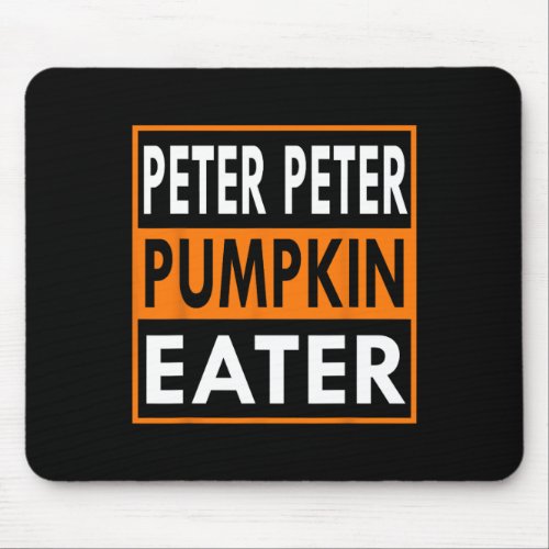 Peter Pumpkin Eater Costume for Couples _ Matching Mouse Pad
