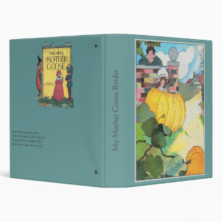 Peter Pumpkin-Eater Mother Goose Nursery Rhyme 3 Ring Binder