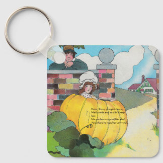 Peter Pumpkin-Eater Mother Goose Nursery Rhyme Keychain