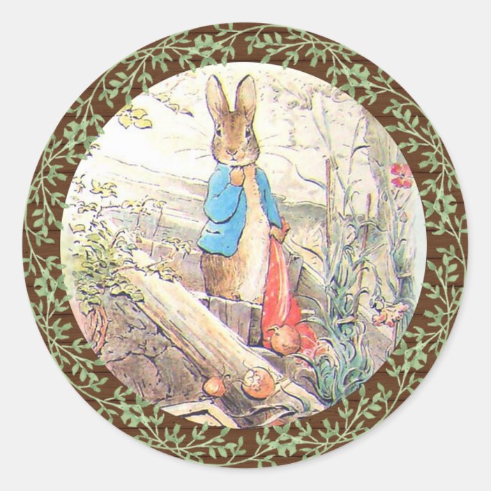 Peter Rabbit 03 Classic Round Sticker | Zazzle.com