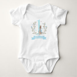Peter Rabbit 1st Birthday clothing boys cute Baby Bodysuit
