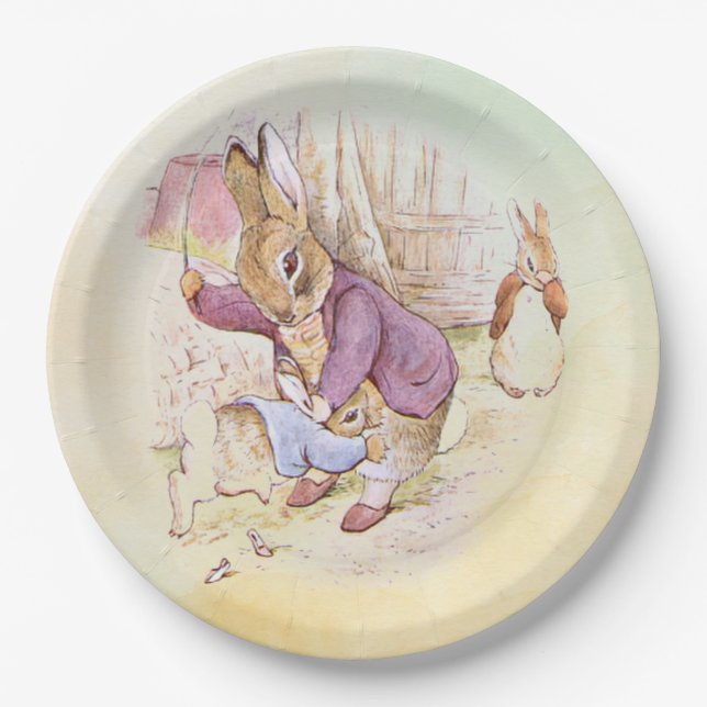 Peter Rabbit 9  Paper Plates (Front)