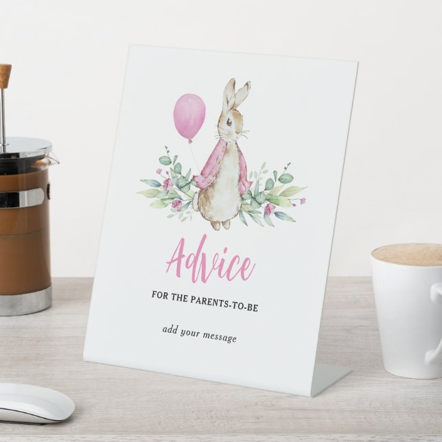 Peter Rabbit Advice   Pedestal Sign (In SItu)