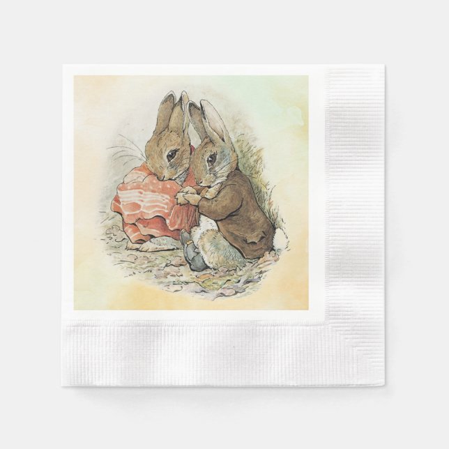 Peter Rabbit and Beniamin Bunny  Napkins (Front)