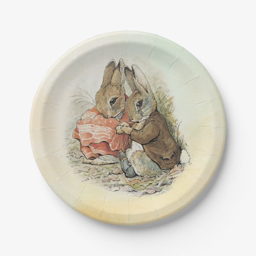Peter Rabbit and Beniamin Bunny Paper Plates