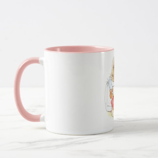 Peter Rabbit and his Sisters (by Beatrix Potter) Mug (Left)
