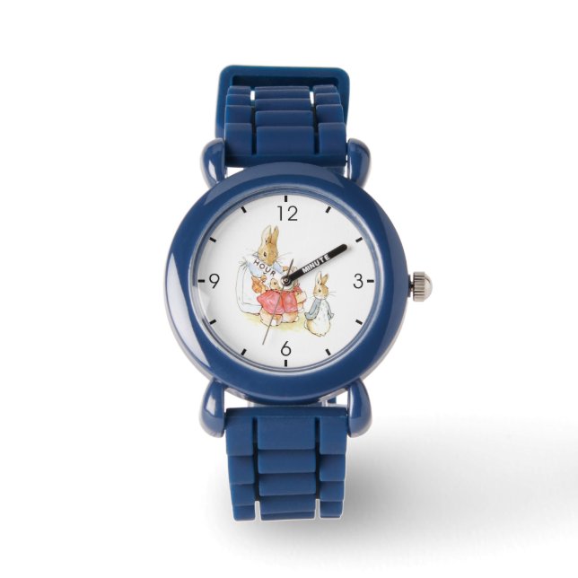 Peter Rabbit and his Sisters (by Beatrix Potter) Watch (Front)