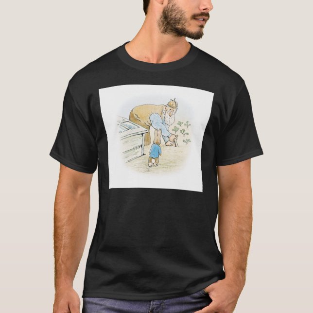 Peter Rabbit and Mr. McGregor - Beatrix Potter  Cl T-Shirt (Front)