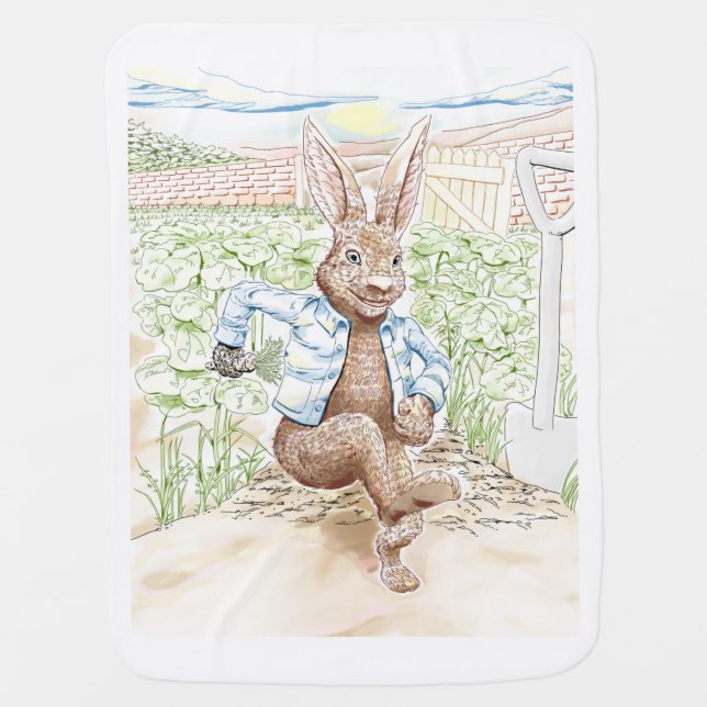 Peter Rabbit Baby Blanket (Front)